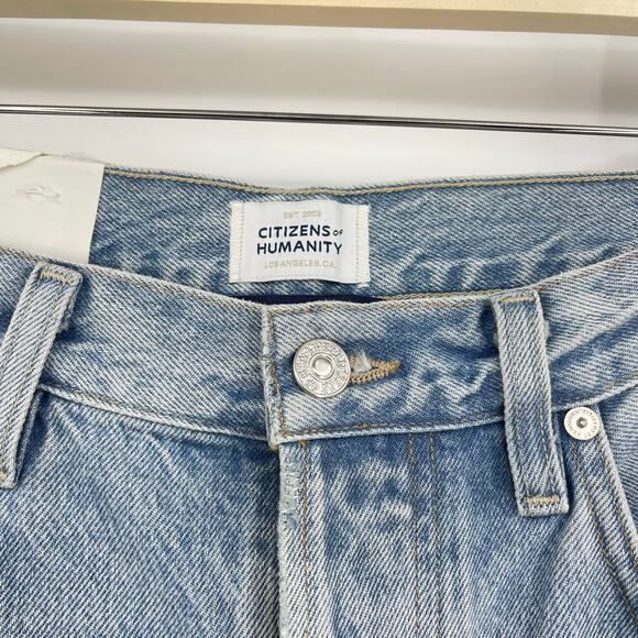 Citizens of Humanity | NWT Dahlia Bow Leg Baby Roll Ribbon Light Barrel Jeans 29 - Picture 6 of 12